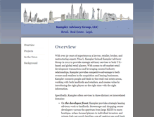 Tablet Screenshot of kampleradvisorygroup.com